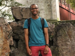 Mahdi Hassan during his research internship in China.