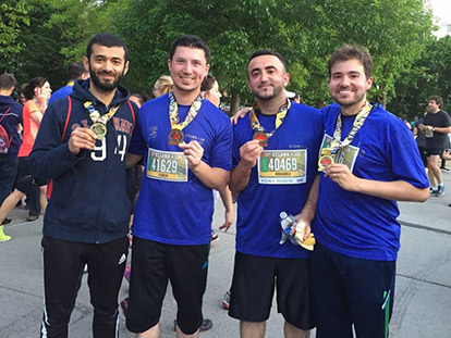 Haissam Dahan took part in Ottawa Race Weekend with his friends Mohammad Dourou, Yamen Ghamian, and Ahmed Shalaby