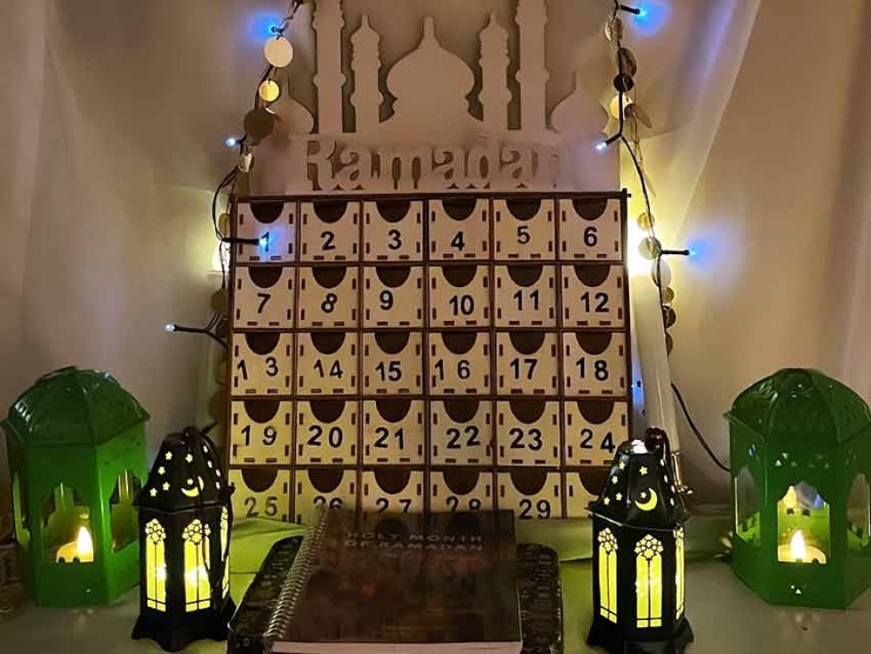 Ramadan Calendar with Chocolates