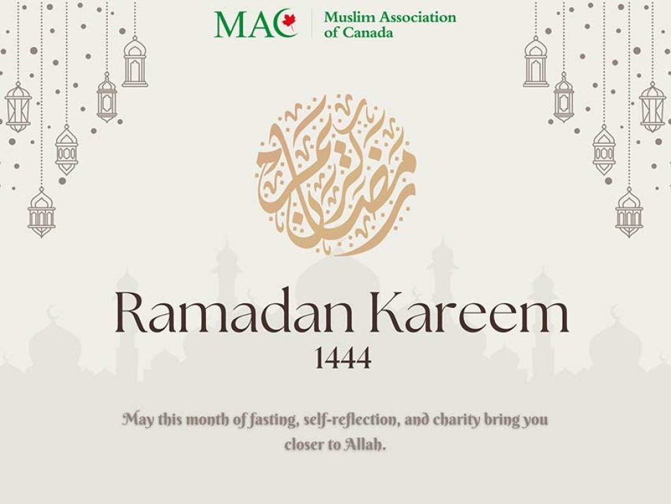 Muslim Association of Canada (MAC) Announces March 23rd as the First Day of Ramadan 1444
