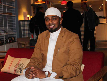 Somali Canadian Ahmed Sadiq is the co-founder and director of the Noor Conference.