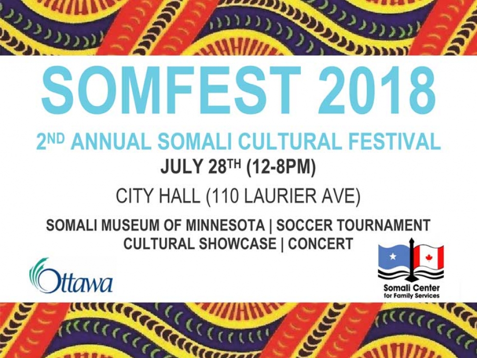 Check out the Somali Cultural Festival at Ottawa City Hall This Saturday
