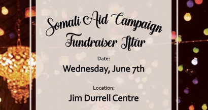 Local Somali Canadian university students have come together to organize a fundraising iftar to raise awareness and money to help people impacted by the drought and famine in Somalia.