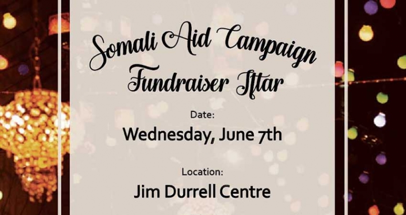 Local Somali Canadian university students have come together to organize a fundraising iftar to raise awareness and money to help people impacted by the drought and famine in Somalia.