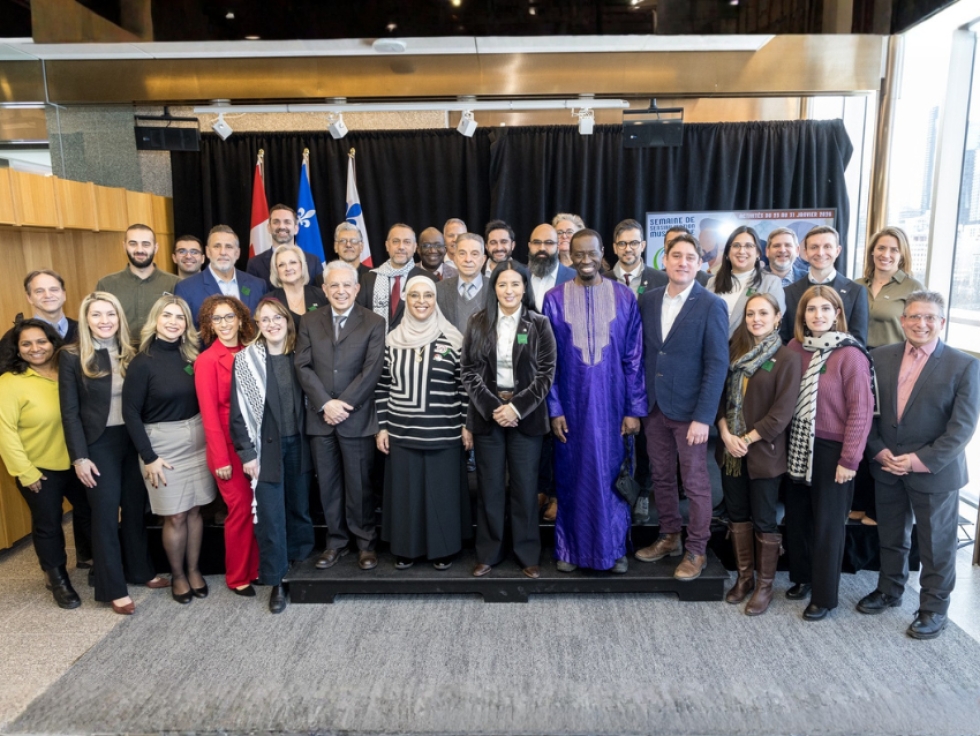 Launch ceremony at Montreal City Hall for Muslim Awareness Week