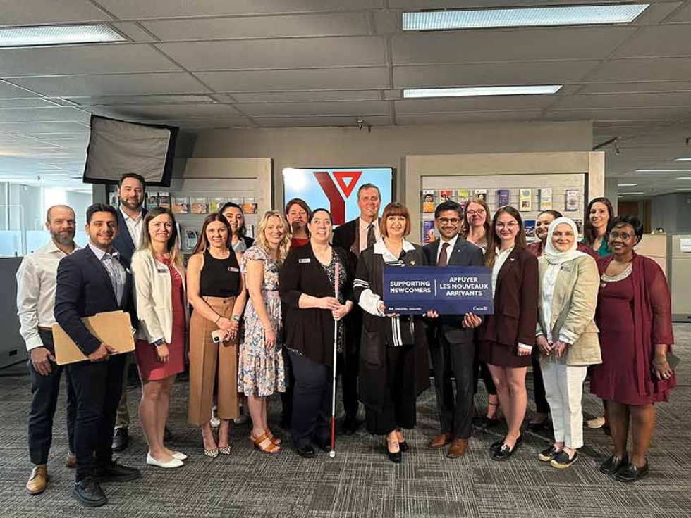 Marie-France Lalonde, Parliamentary Secretary to the Minister of Immigration, Refugees and Citizenship makes funding announcement at the YMCA of the National Capital Region.