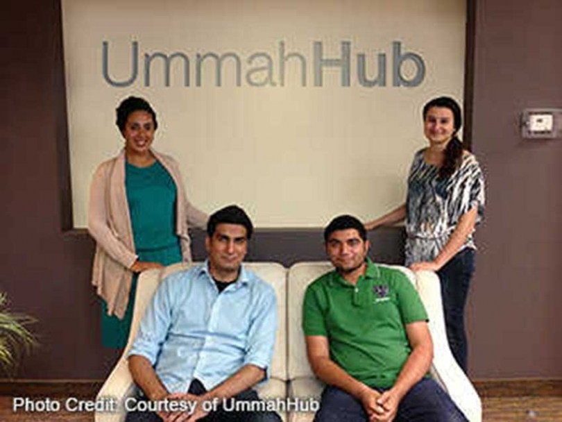 The UmmahHub team: Sonia Riahi, Ahsan Tajammul, Obaid Ahmed, and Yasmine Taha