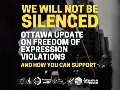 Freedom of Expression Violations at Pro-Palestinian Demos in Ottawa: How You Can Help