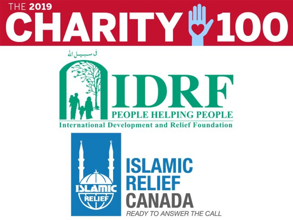 International Development and Relief Foundation (IDRF) and Islamic Relief Canada make MoneySense&#039;s List of the Top 100 Canadian Charities in 2019.