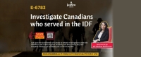 Demand Canada Investigate Canadian IDF Members under Crimes Against Humanity and War Crimes Act