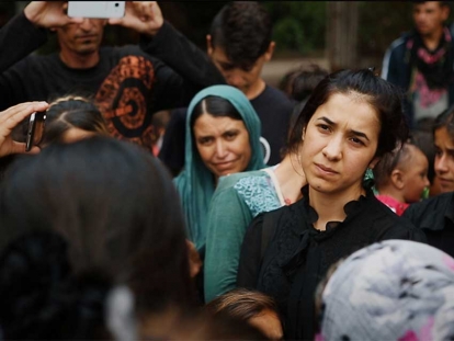 The documentary &quot;On Her Shoulders&quot; follows Yazidi human rights activist Nadia Murad.