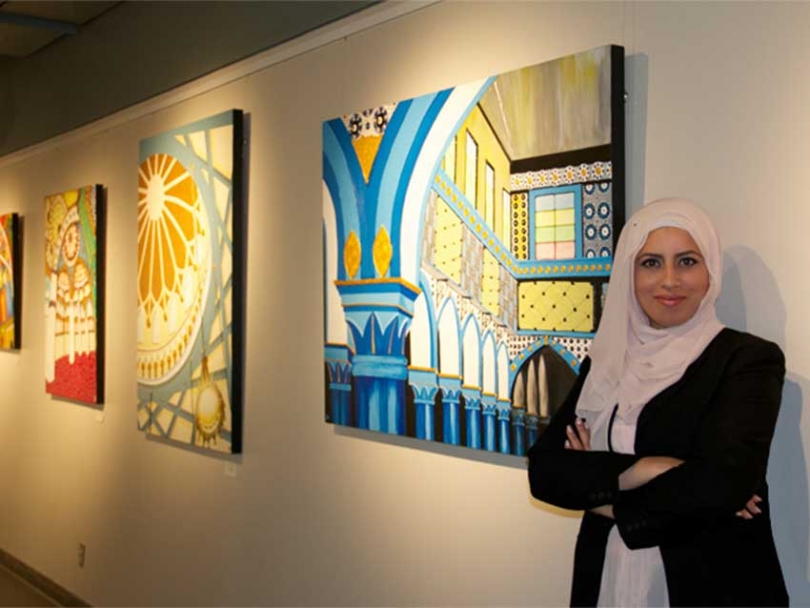 Palestinian Canadian Suzanne Ragheb is an Ottawa artist and educator.