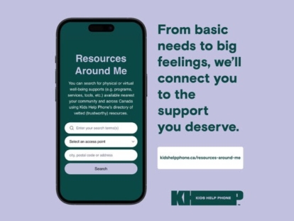 Kids Help Phone Launches Canada&#039;s Only National Digital Platform to Connect Youth with Trusted Mental Health and Wellbeing Services