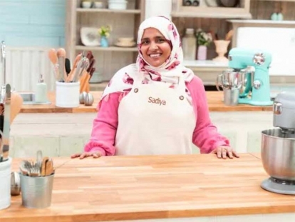 Pakistani Canadian Sadiya Hashmi from Edmonton is one of the amateur bakers competing CBC&#039;s The Great Canadian Baking Show.