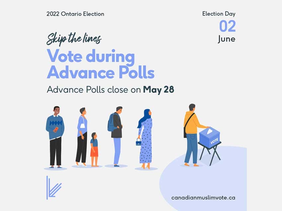 The Canadian-Muslim Vote Launches Second Muslim Vote Weekend Mobilization to Advance Polls May 27-28, 2022