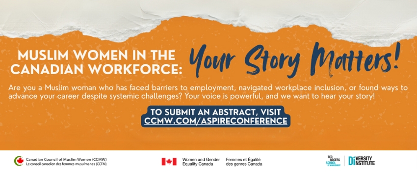 Canadian Council of Muslim Women (CCMW) ASPIRE Conference Callout for Canadian Muslim Women