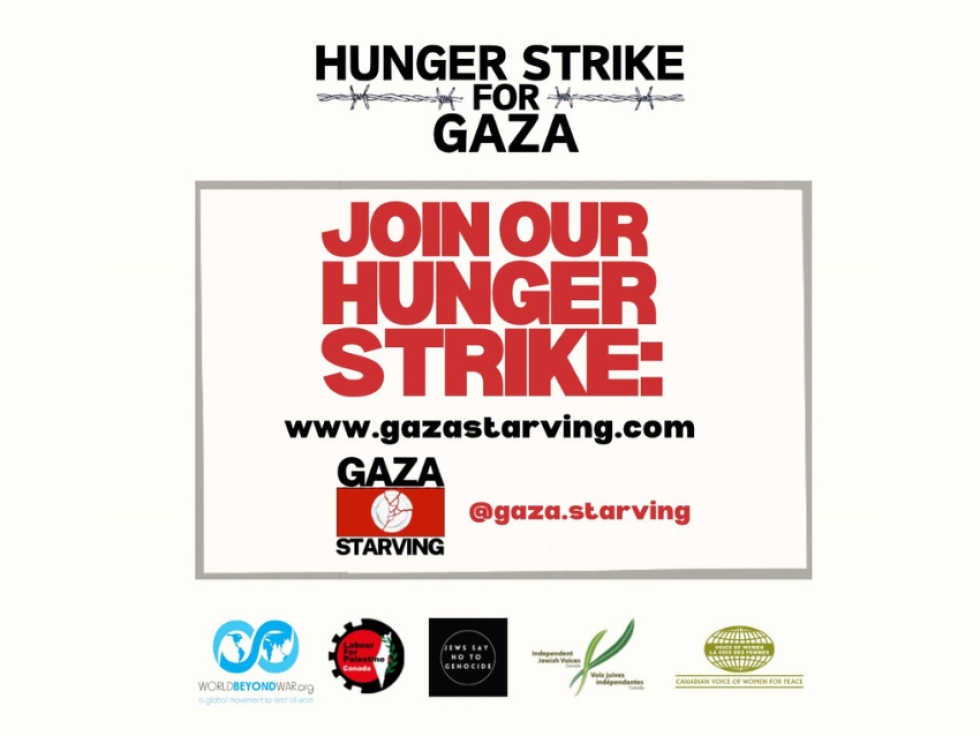 Join the Mass Hunger Strike Day for Gaza on January 18