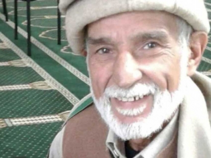 71-year-old grandfather Haji-Daoud Nabi, who was shot as he welcomed a stranger to his mosque.