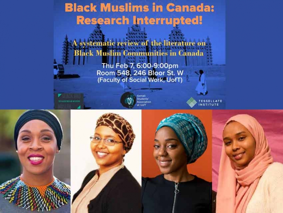Check out Black Muslims in Canada: Research Interrupted This Thursday