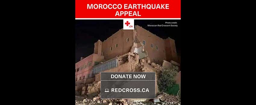 Canadian Red Cross Morocco Earthquake Appeal