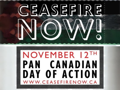 Ceasefire NOW! Join the Protests on November 12th