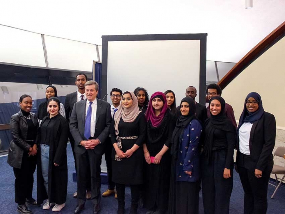 The launch of the second cohort of Muslim Youth Fellows in 2019.