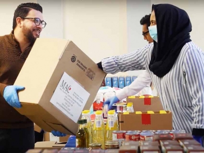 MAC Edmonton volunteers prepare Ramadan Care Packages