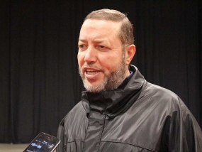 Adel Elmaghrabi from Ottawa at the 2014 Reviving the Islamic Spirit Conference in Toronto.