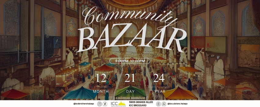 Become a Vendor at the ICC Brossard Community Bazaar 2024