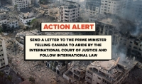 Send a letter to Prime Minister Trudeau telling Canada to abide by the International Court of Justice and follow International Law in Relation to Gaza