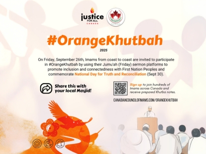 Call on Imams to Join National Orange Khutbah Day 2025 This Jummah (September 26)
